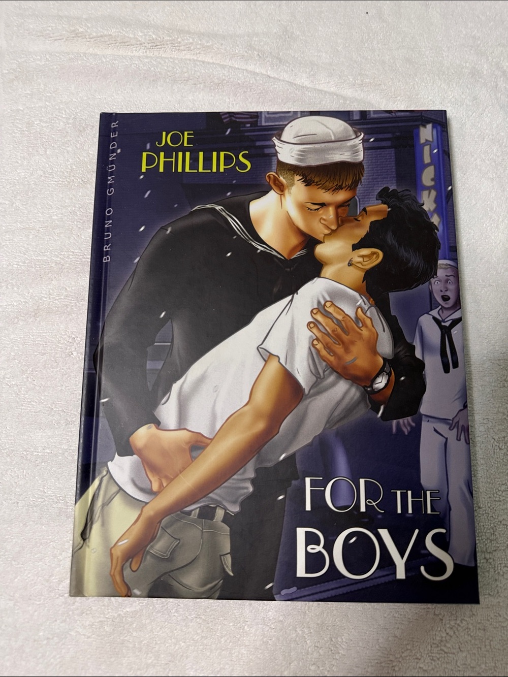 Joe Phillips "For the Boys" Graphic Novel - Navy, White